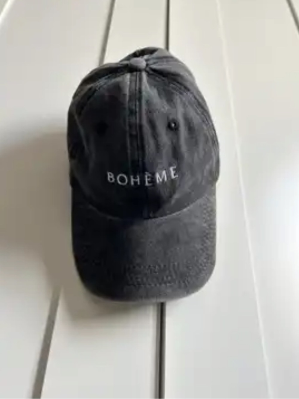 Bohème Goods Ball Cap Washed Black